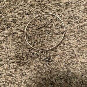 silver starfish Alex and ani bracelet